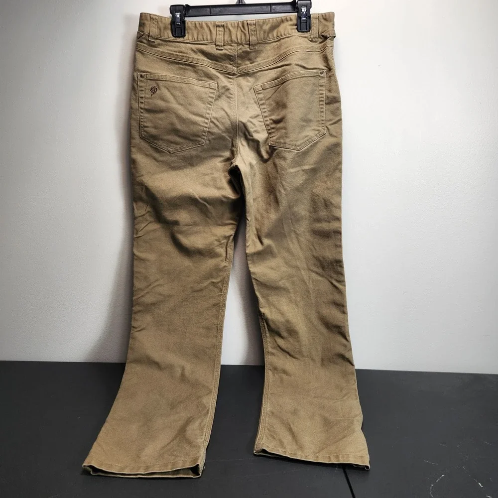 Duck Camp Men Brown Brush Pants Straight Leg Outdoor Field Work Trousers 32 T